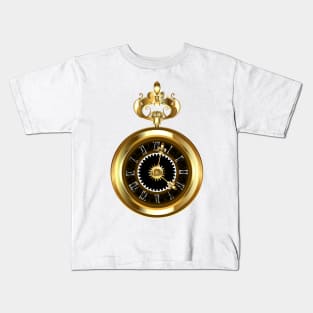 Steampunk pocket watch Kids T-Shirt